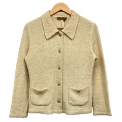 YUKIKO HANAI(ユキコハナイ) カーディガン サイズ10 L レディース美品  - アイボリー 長袖のサムネイル