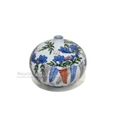 源右衛門窯 古伊万里風椿絵 花瓶 木箱入 美品 - メルカリ