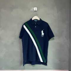 ポロ ラルフローレン ビックポニー カラーTシャツ 半袖 ネイビー