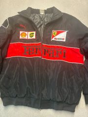 Ferrari F1 ジャケット フェイクレザー - メルカリ