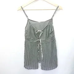 ◇ KBF URBAN RESEARCH バックリボン プリーツ加工 キャミソール サイズ1 グレー レディース E  【1408060048823】のサムネイル