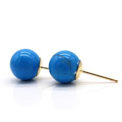 Rtav】特価品 K14GF AAA ラリマー 8mm ロングアメリカンピアス - メルカリ