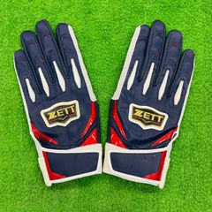 バッティンググローブ ZETT 矢野監督現役時代使用 - メルカリ