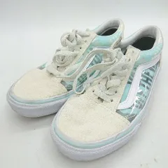 ◇ VANS ヴァンズ V36CF 623282-0001 スニーカー サイズ22.5 アイボリー ブルーグリーン レディース E  【1408060056330】のサムネイル