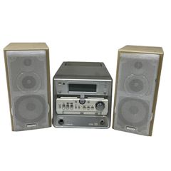 Victor UX-WD70-M DVD/MD/カセット ミニコンポ スピーカーペア付き
