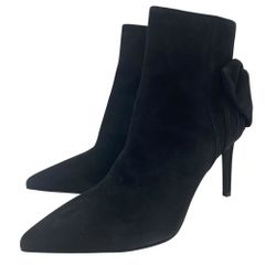 SAINT LAURENT サンローラン レザー ショートブーツ ブラック 36