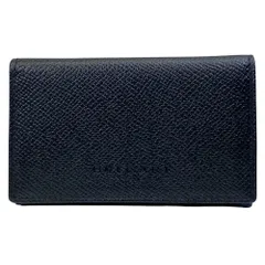 美品 ブルガリ コインケース コインパース 小銭入れ カードケース ロゴ グレインレザー ブラック BVLGARI ミニウォレット 上品 洗練 高級感 デイリー コンパクト シンプル