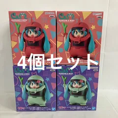 未開封 初音ミク ガンダム45周年×初音ミク ザクぐるみ シャアザクぐるみ フィギュア 4個セット SF5931 c107