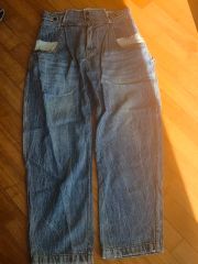 goar.archive zipperpants ライトブルー - メルカリ goar.archive zipperpants ライトブルー