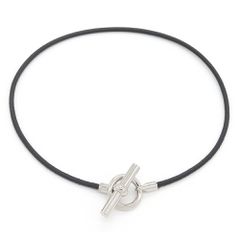 h'eres CETACEA LEATHER CHOKER NECKLACE - メルカリ