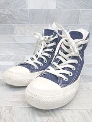 ◇ converse コンバース 1sd069 ハイカット スニーカー シューズ サイズ23.0㎝ ネイビー レディース P 【1408200030121】