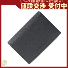  バーバリー 名刺入れ ブラック レザー 中古 カード入れのサムネイル