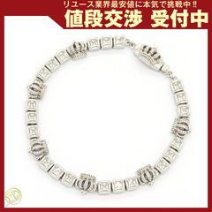 ジャスティンデイビス ダブルクロス ブレスレット 王冠 クラウン