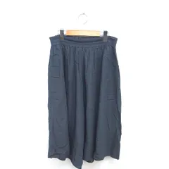 アズノウアズ as know as ANY WEAR ガウチョ スカーチョ ワイド パンツ ウエストゴム 薄手 ＊ 緑 グリーン /TT