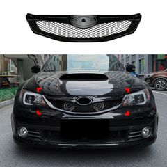 GRB GVB wrx sti 後期 カーボン柄 グリル エアロ フロント - メルカリ