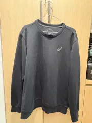 アシックス ブラック スウェット Tシャツ