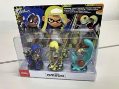  未開封品 【※※※】amiibo トリプルセット【インクリング(イエロｰ)/オクトリング(ブルｰ)/コジャケ】(スプラトゥｰンシリｰズ)