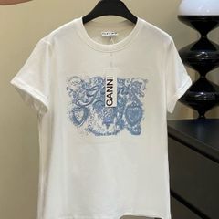 GANNIガニー ロゴ Tシャツ オーガニックコットン - メルカリ