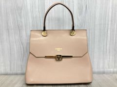カメリアローマ Camelia Roma レザー ハンドバッグ キャメル - メルカリ