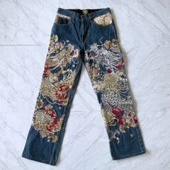 流儀 華鳥風月 和柄 長ズボン 春服 秋服 冬服 30サイズ 中古 送料無料 