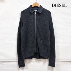 ☆ディーゼル☆DIESEL☆メンズ☆リブ☆ジップアップ セーター 