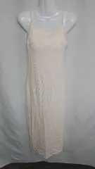 ◇ EVRIS エヴリス パット入り - ロング丈 ワンピース サイズF アイボリー レディース E  【1408220041268】のサムネイル