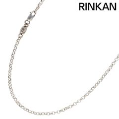 クロムハーツ DBL CH CRS/ダブルCHクロス シルバーネックレストップ