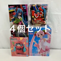 未開封 初音ミク 桜ミク BANPRESTO EVOLVE シャアザクぐるみ 初音ミクver Figurizmα DE MONSTAR T R クリスマス2024 フィギュア 4個セット LF5692 f107
