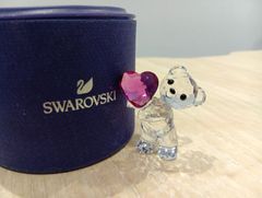 SWAROVSKI スワロフスキー クリスタル クマ てんとう虫 置き物 極美品】スワロフスキー クリスベア てんとう虫 GoodLuck Bear - メルカリ