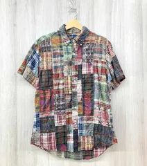 RALPH LAUREN/ラルフローレン/半袖シャツ/90S/パッチワークシャツ/マルチカラー