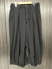定価約9万美品　ヨウジヤマモトプールオム　ファスナーサルエルパンツ　袴　カラス 2026年最新】yohji yamamoto カラスパンツの人気アイテム - メルカリ
