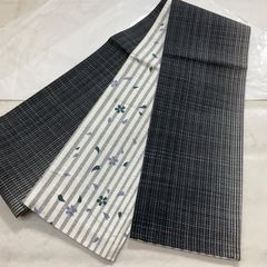 京都きもの友禅×bonheur saisons 綿麻浴衣 格子柄 グリーン系 - メルカリ