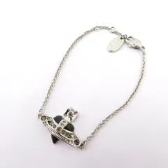 【瀬戸大橋店】 中古 Vivienne Westwood | ヴィヴィアンウエストウッド ブレスレット ディアマンテハート - シルバー 【136】