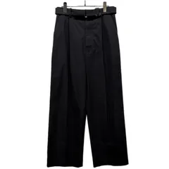 LOEWE Wide-Cut Belted Low-Crotch Trousers コットンギャバジンワイドカットロークロッチベルテッドパンツ サルエルのサムネイル
