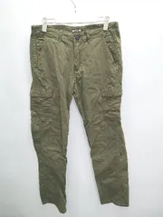 ◇ ⊇ OUTDOOR PRODUCTS アウトドア プロダクツ カーゴ パンツ サイズウエスト79 カーキ メンズ P  【1409090004407】のサムネイル