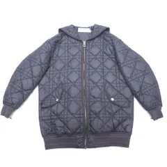 NA18511 クリスチャンディオール 中綿ジャケット マクロカナージュ キルティング 317C57A2827 ネイビー レディース Christian Dior 中古のサムネイル