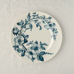 Gien ジアン Anemones アネモネ ブルー ディナープレート フランス