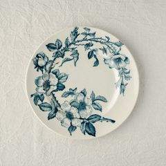 Gien ジアン Anemones アネモネ ブラウン ディナープレート フランス