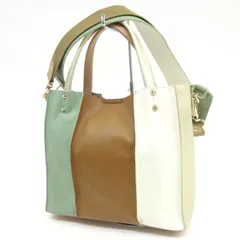 DIANA ダイアナ カラーコンビ 2WAY トートバッグ　※中古のサムネイル
