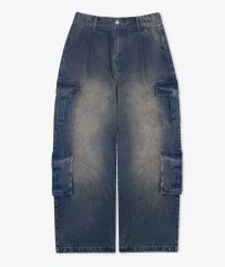 ZARAカーゴデニムパンツ 新品 - メルカリ