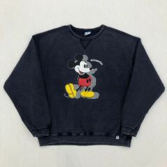 vintage】90s USA製 逆さま ミッキー スウェット ディズニー - メルカリ