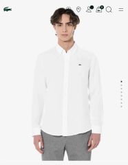 LACOSTEラコステ ポケット付き長袖Yシャツ6Y(116cm) - メルカリ