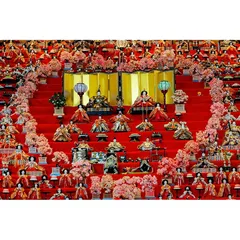 ND タペストリー ひな祭り 雛人形 雛祭り ひな人形 壁飾り 壁掛け つるし飾り 玄関 デコレーション パーティー 写真撮影 かわいい おしゃれ 大判 大きい 飾り付け 背景布 ペット グッズ インテリア 雑貨 装飾 壁面 桃の節句 コンパクト 省スペー 1