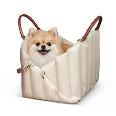 [Innovista] ペットキャリーバッグ 小型犬 猫用 キャリーケース 3WAY使い方 犬用 ドライブベッド ソフトタイプ 軽量 折りたたみ可能 通気性 メッシュ お出かけ 車載 旅行 通院 手提げ 肩掛け 両用 ペットバッグ 0のサムネイル