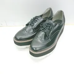 ◇ Θ Heather ヘザー 厚底 スニーカー サイズ25 ブラック レディース E  【1409100019339】のサムネイル
