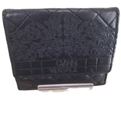 ジャンニヴェルサーチ GIANNI VERSACE 刺繍デザイン三つ折り財布 メンズ 表記無 のサムネイル