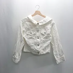 ◇ ⊇ 31 Sons de mode トランテアン ソン ドゥ モード 長袖 デニムジャケット サイズF ホワイト レディース E  【1409100038712】のサムネイル
