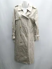 ◇ ⊇ Spick & Span スピック＆スパン ボーダー柄インナー 長袖 トレンチコート サイズ38 ベージュ レディース E  【1409100050837】のサムネイル