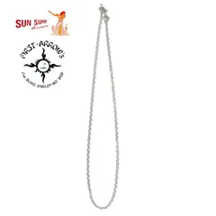 サンサーフ SUN SURF SS02897 シルバー チェーン 【５０ｃｍ】 プルメリア ネックレス SILVER CHAIN PLUMERIA by FIRST-ARROW's ファーストアローズ ss02897のサムネイル