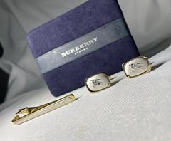 Vintage】Burberry SILVER925 K14 タイピン カフス - メルカリ